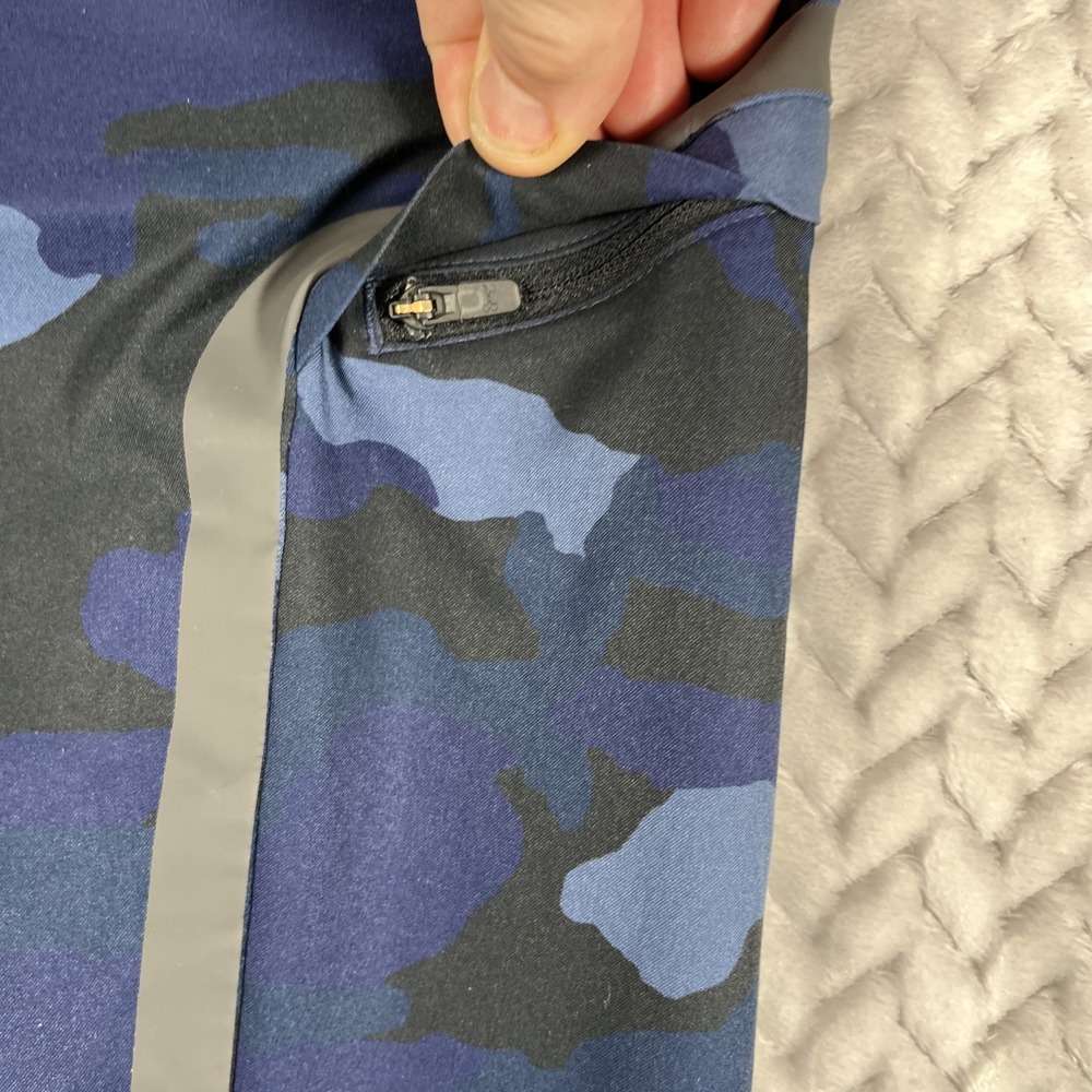 Under Armour Mens Small 31"ins UA Elite Cargo Print Pants Blue Camo - Picture 4 of 14